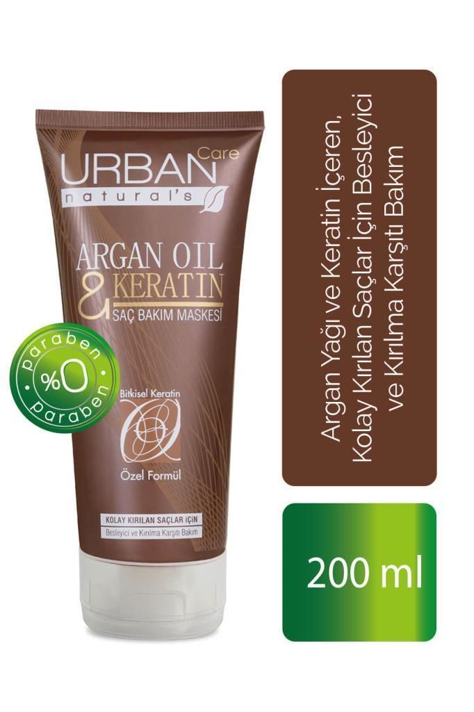 Urban Care Argan yağı ve Keratin Besleyici Kırılma Karşıtı Maske 200 ml