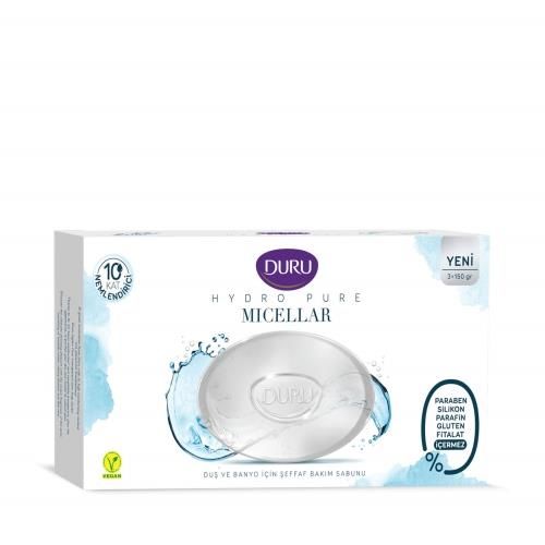 Duru Katı Duş Sabunu 450 Gr Micellar (  3x150 Gr )