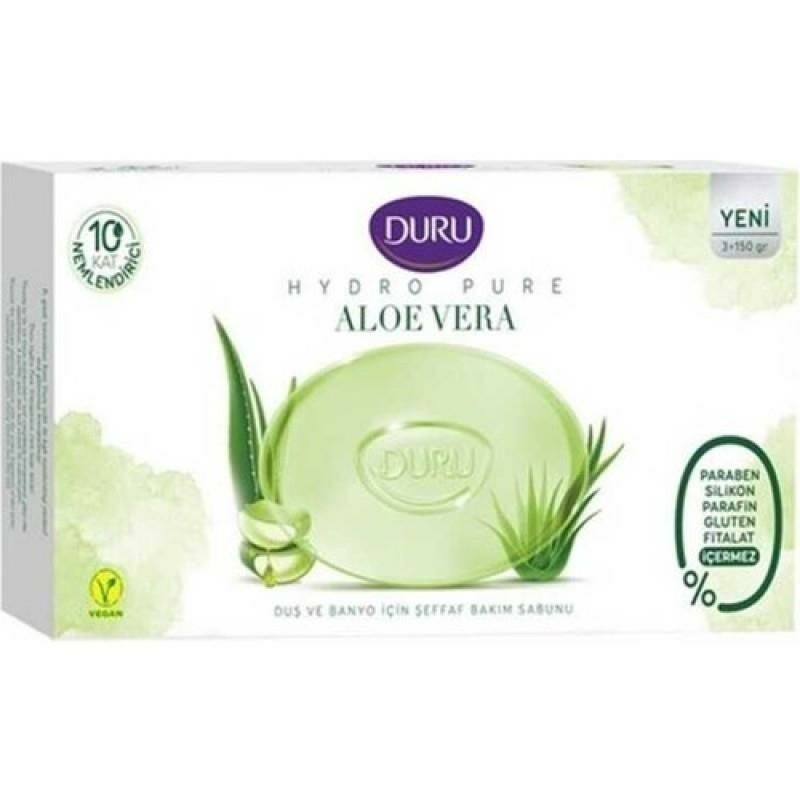 Duru Katı Duş Sabunu 450 Gr Aloe Vera (  3x150 Gr )