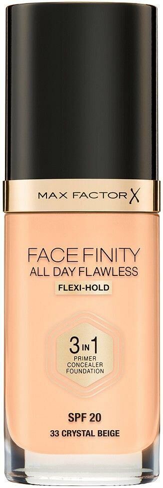 Max Factor Fondöten 33 Crystal Beige FaceFinity All Day Flawless 3N 1