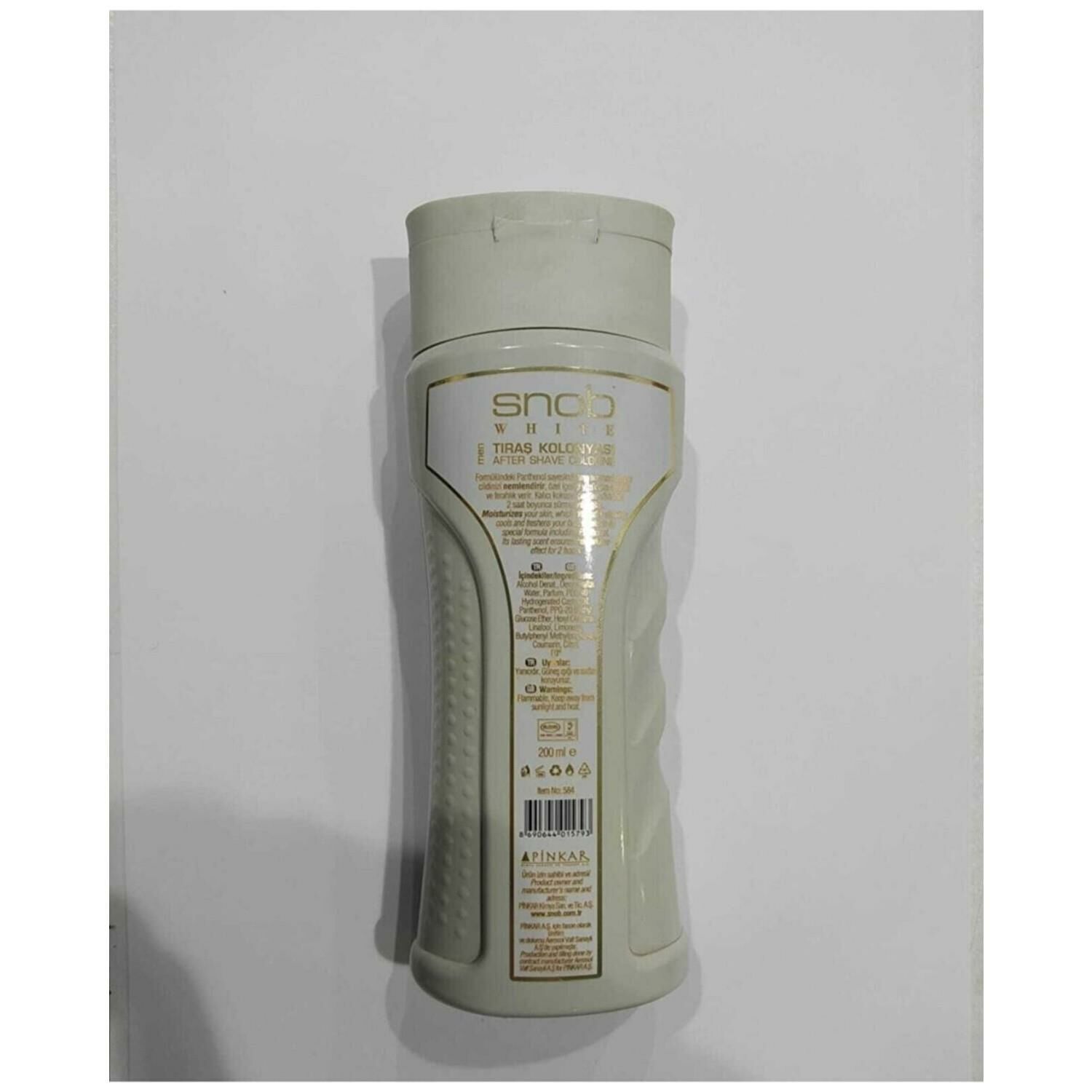 Snob White Tıraş Kolonyası 200 Ml After Shave