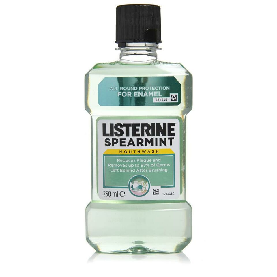 Listerine Spearmint Nane Aromalı Ağız Çalkalama Suyu 250Ml Gargara