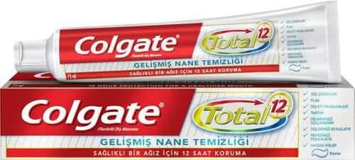 Colgate Total 12 Pro 75Ml Diş Macunu + Mikro Ince Slim Soft 17x Fırça