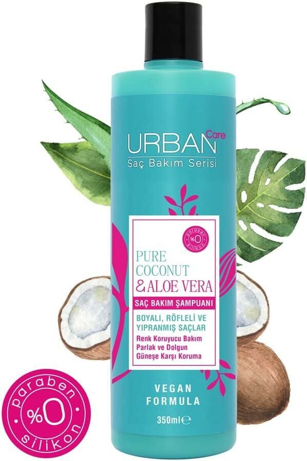 Urban Care Şampuan Pure Coconut ve Aloe Vera 350 Ml