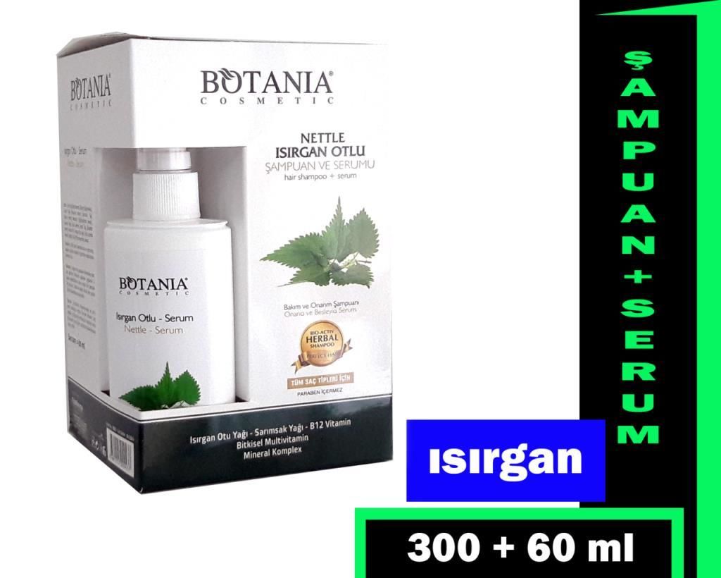 Botania Isırgan Otlu Şampuanı 300ml + Serum 60ml