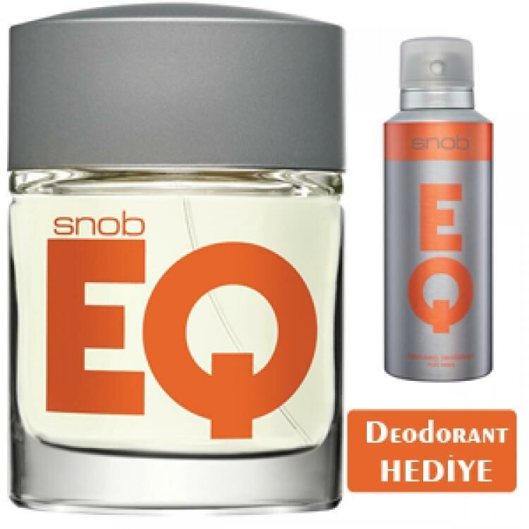Snob EQ Edt 100 ml + 150 ml Deodorant Erkek Parfüm Seti
