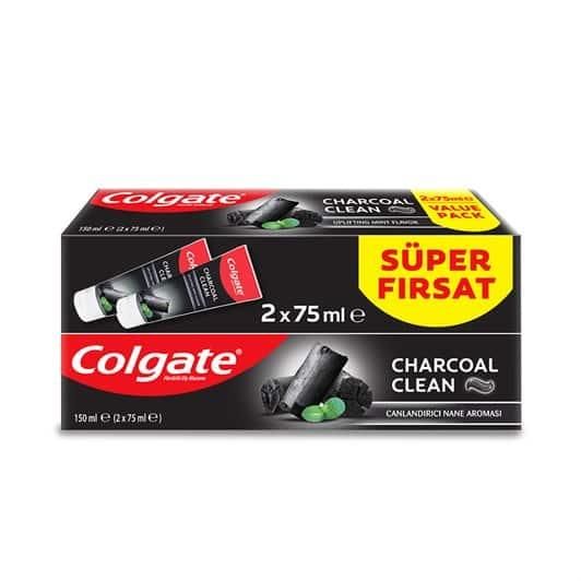 Colgate Charcoal Clean Diş Macunu 2 x 75 Ml