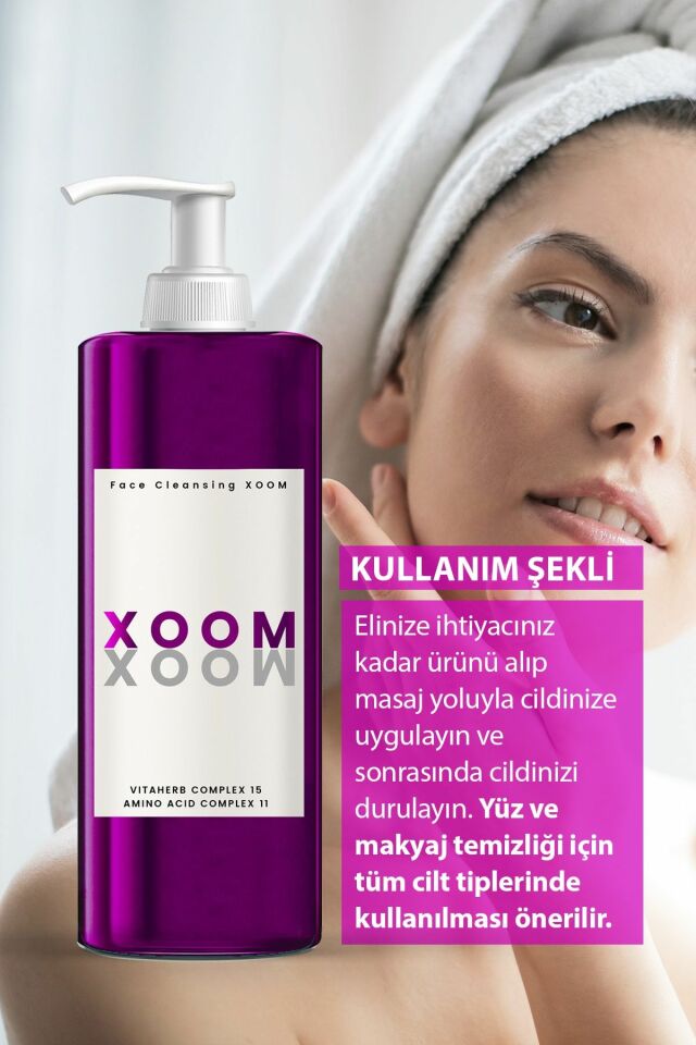 PROCSIN Xoom 3 in 1 (Temizleme Yağı + Temizleme Jeli + Micellar Su) Bakım ve Temizleme Xoomu 150 ML