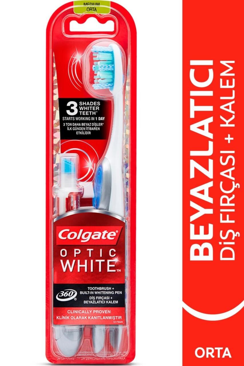 Colgate Optik White Diş Fırçası+ Beyazlatıcı Kalem