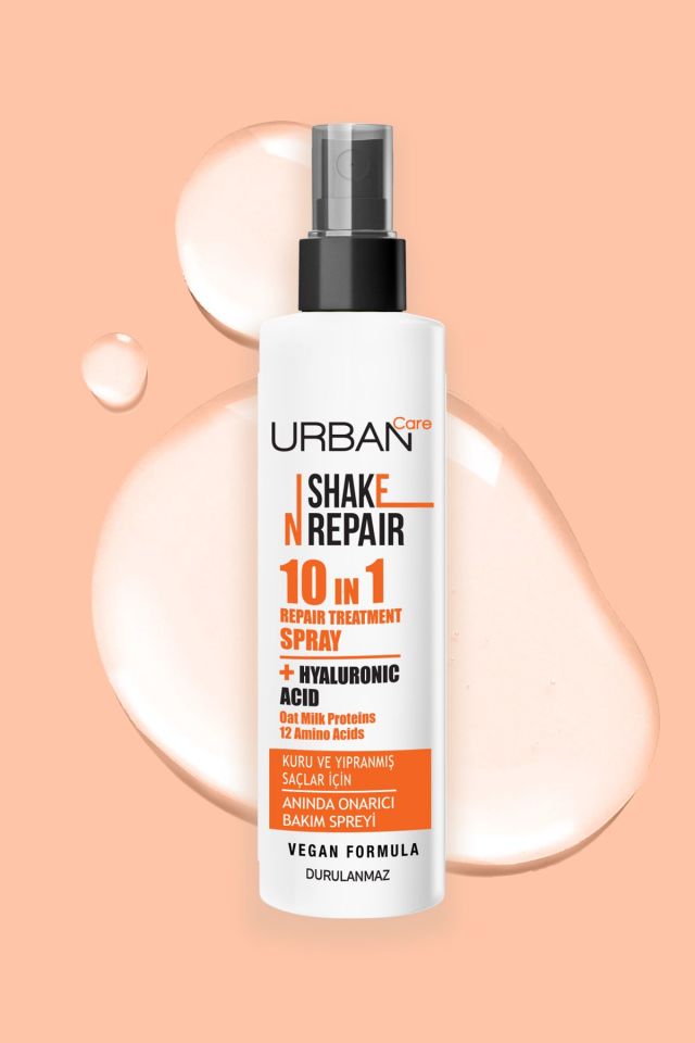 Urban Care Shake N Repair 10-in-1 Onarıcı Etkili Durulanmayan Saç Bakım Spreyi 200 ml-vegan