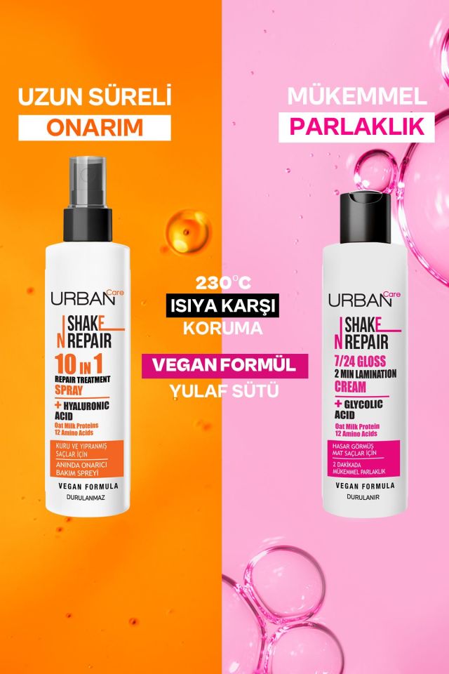 Urban Care Shake N Repair 10-in-1 Onarıcı Etkili Durulanmayan Saç Bakım Spreyi 200 ml-vegan
