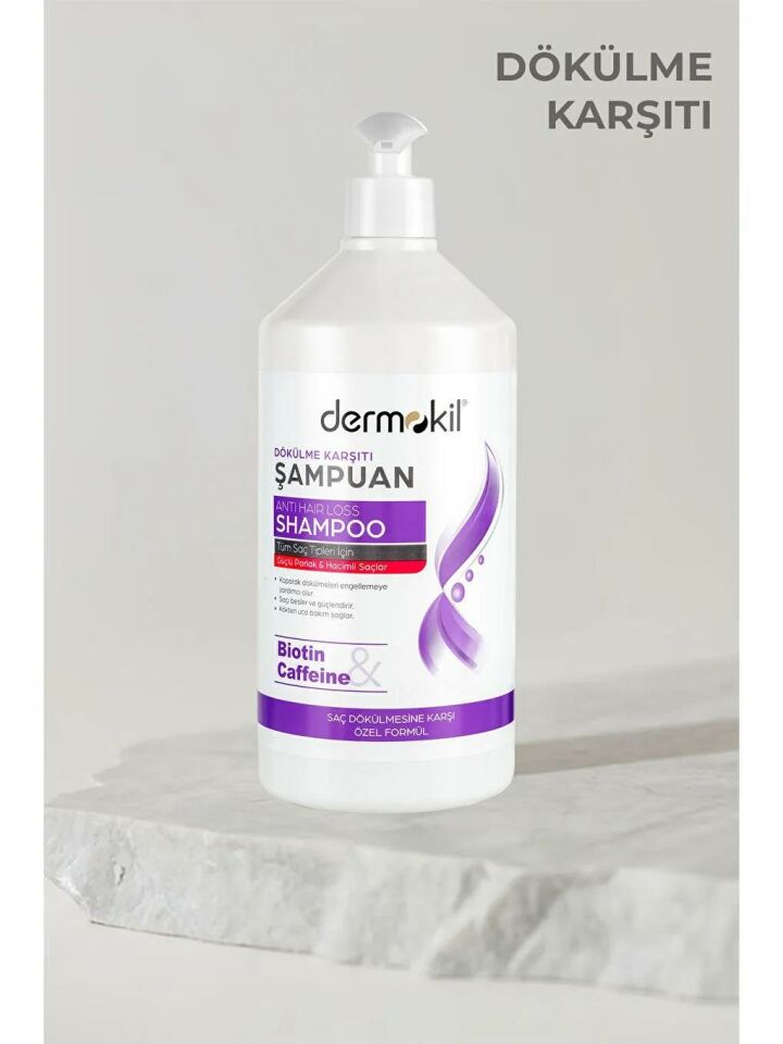 Dermokil Biotin ve Caffeine Dökülme Karşıtı Şampuan 1000 Ml