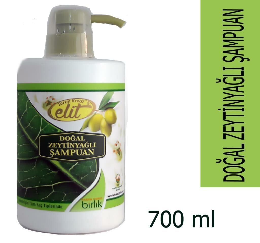 Elit 700 ml Doğal Zeytinyağlı Şampuan Tarım Kredi