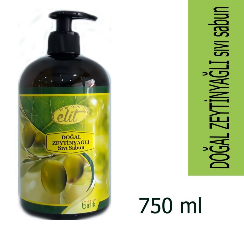 Elit 750 ml Doğal Zeytinyağlı Sıvı Sabun