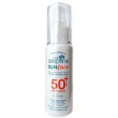 Cire Aseptine Sun Face Spf50+ 60 ml Yüz Krem Losyon