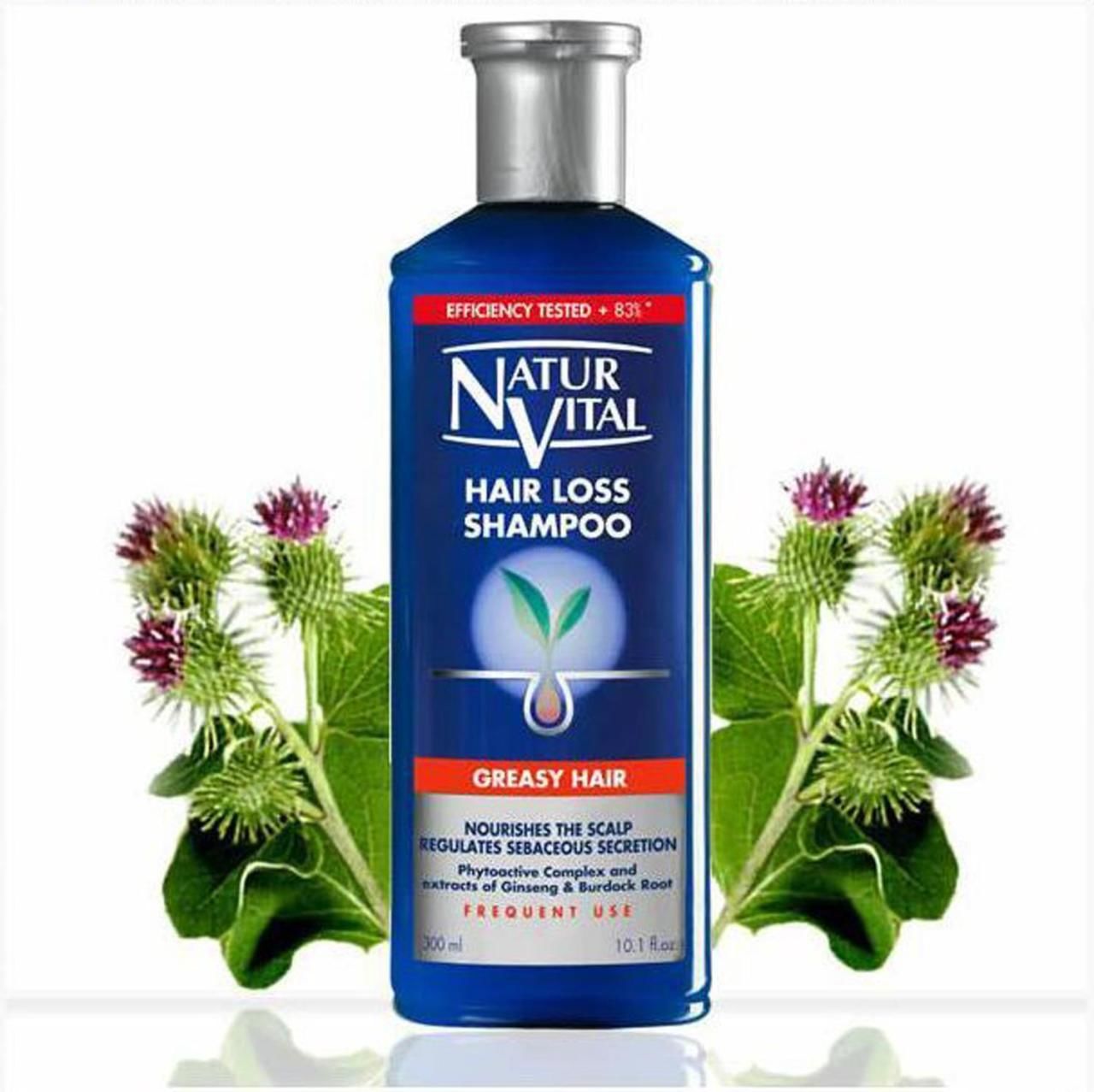 Natur Vital Hair Loss Yağlı Saçlar için Şampuan GREASY 300 ml