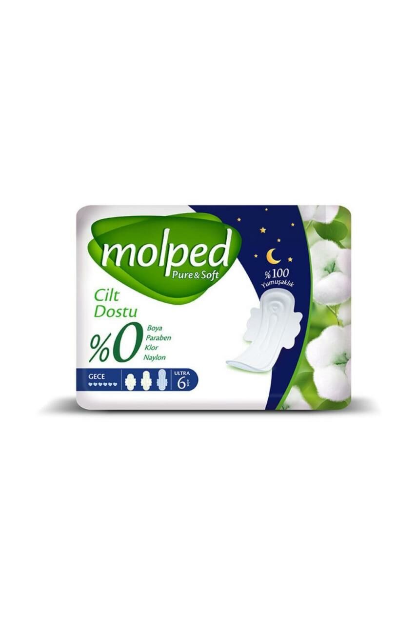 Molped Pure Soft Tekli Gece 6 Lı