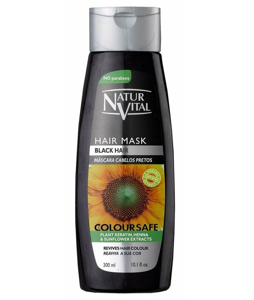 Natur Vital Henna Koyu veya Siyah Renk Saçlar İçin Maske 300 ml
