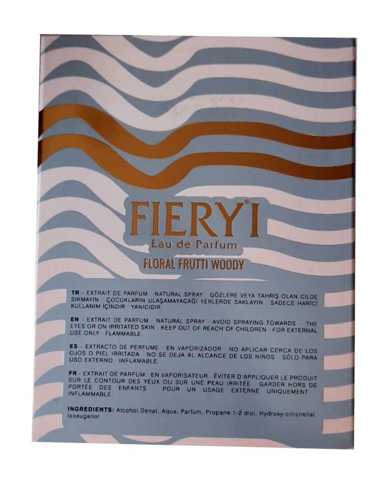 Akat Fiery 1 EDP Goddess Extrait de Parfüm 50 Ml Kadın Parfümü - Fiery I Floral-Amber-Pudra