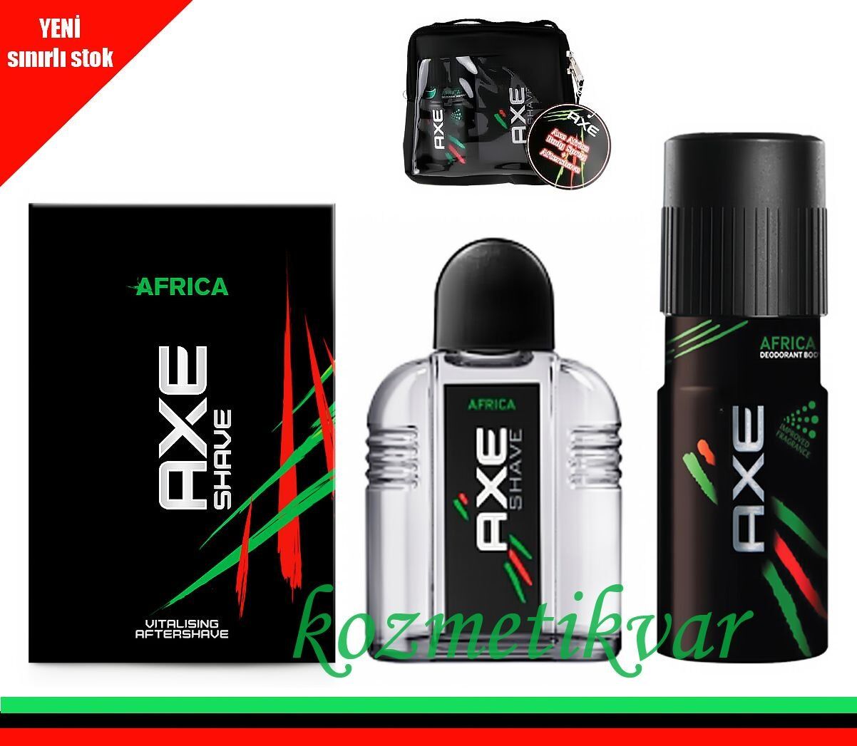 AXE AFRICA AFTER SHAVE+DEO SET