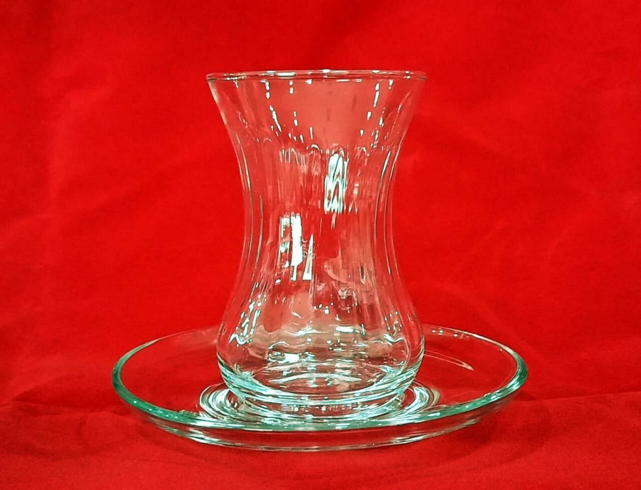 Lav Dilek 12 li Çay Seti - ( 6 Çay Bardağı + 6 Çay Tabağı )