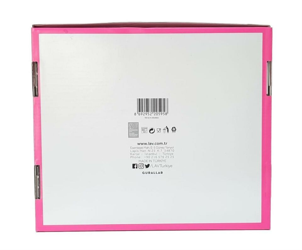 Lav Dilek 12 li Çay Seti - ( 6 Çay Bardağı + 6 Çay Tabağı )