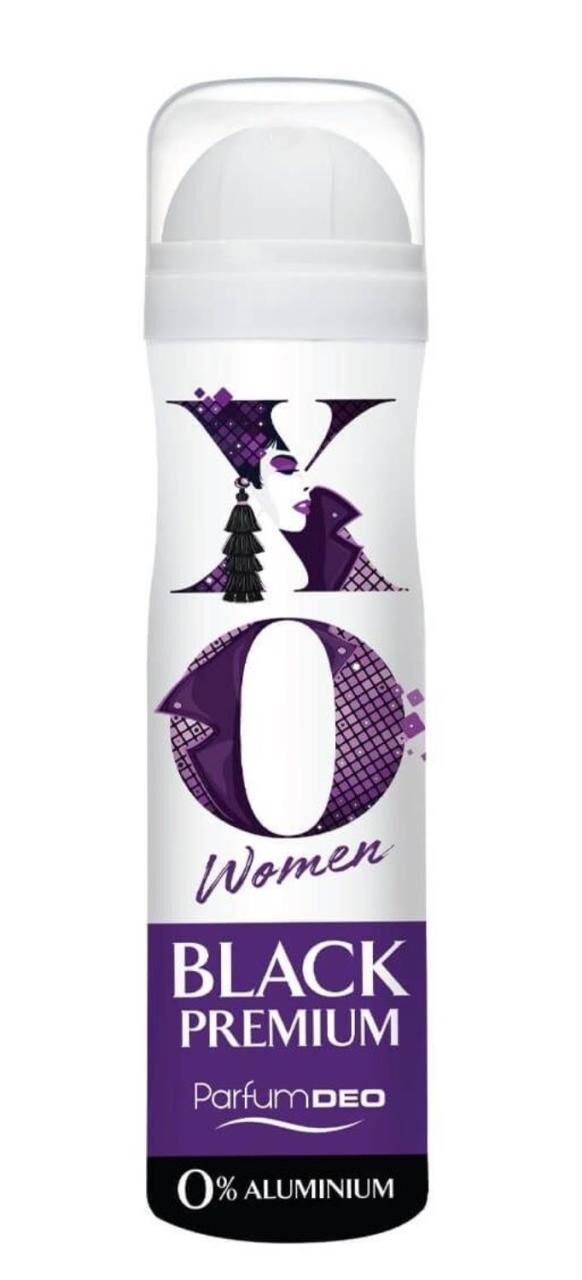 Xo Deodorant 150 Ml Black Premium Bayan Sprey