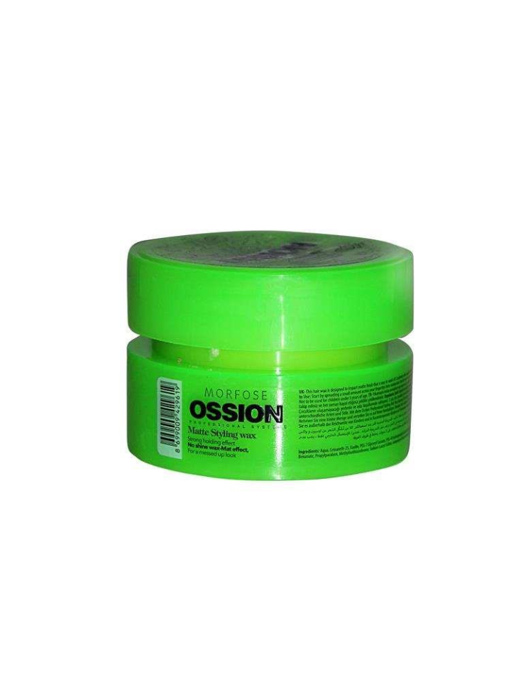 Morfose Ossion Matte Styling Wax Yeşil 100 Ml