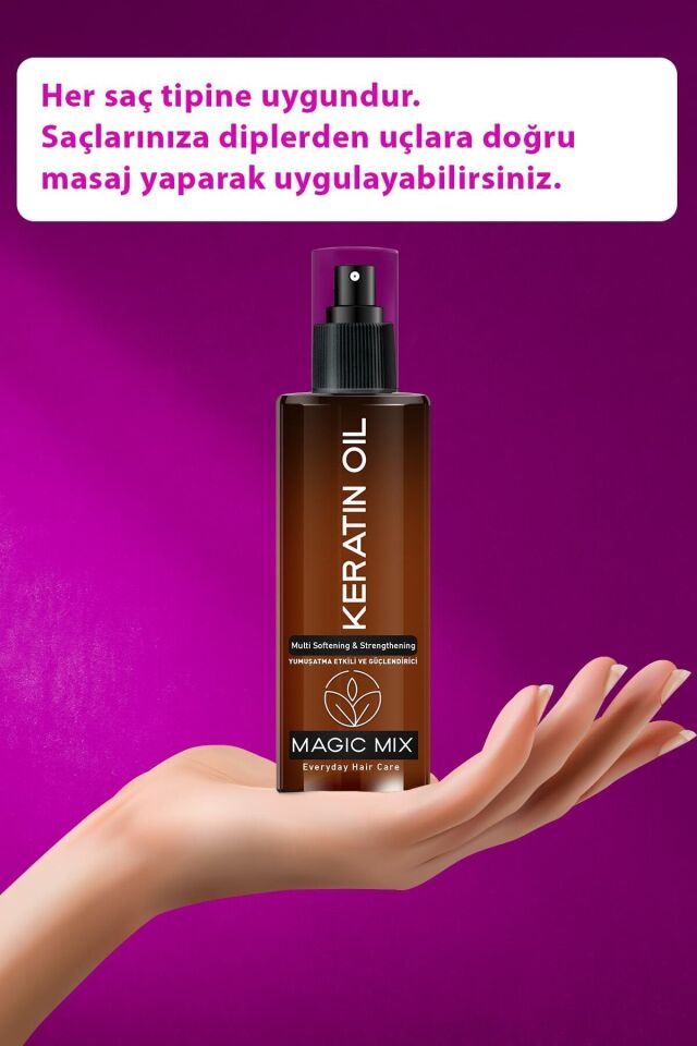 Procsin Magic Mix Magıc Mıx Aşırı Yıpranmış Saçlar Için Keratin Yağı 110 ml