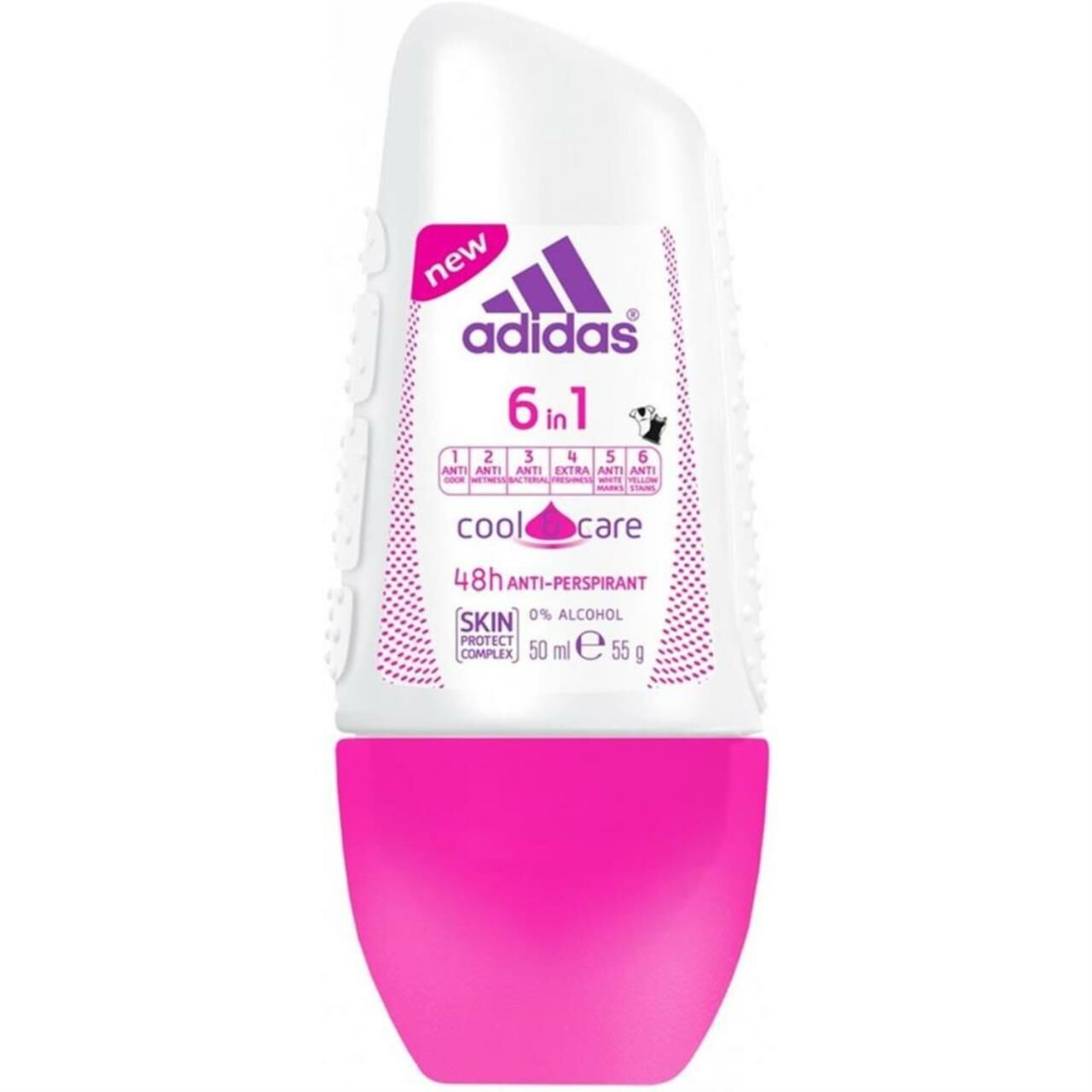 Adidas Roll On 6in1 Cool Care 50 ml Kadın Deodorant