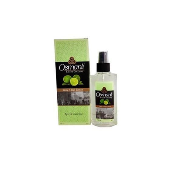 Osmanlı 250ml Cam Yeşil Limon Kolonyası 80 Derece