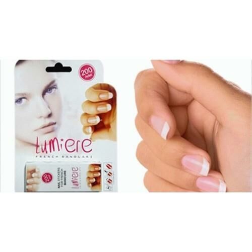 Wildlebend Lumiere Tırnak Manikür French Bandı 200 Adet