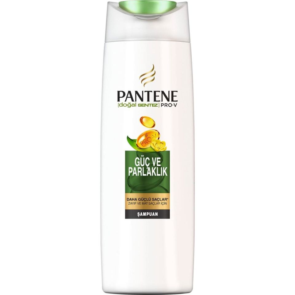 Pantene Şampuan Güç ve Parlaklık 500 ml Doğal Sentez