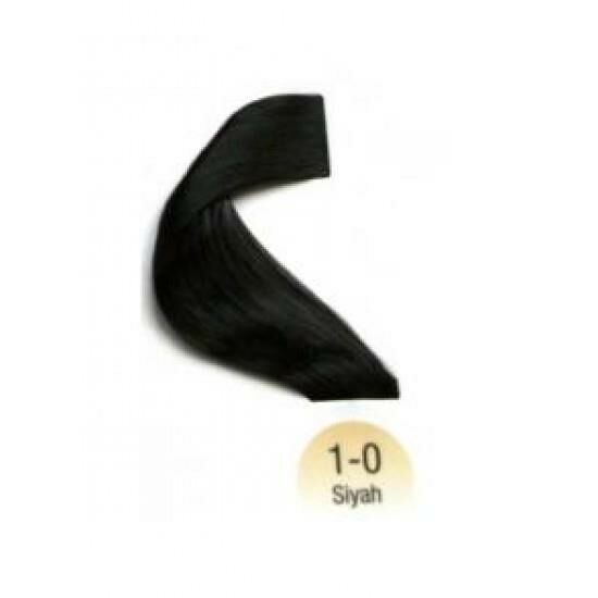 Vital Tüp Saç Boyası 1.0 Siyah + Oksidan Sıvı 50 Ml
