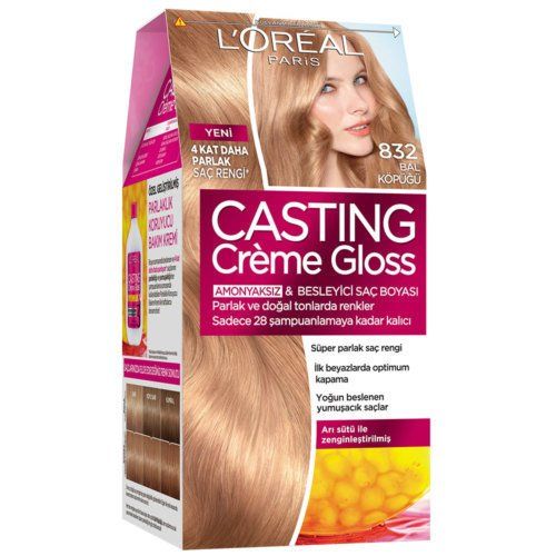 Loreal Casting Creme Gloss Saç Boyası 832 Bal Köpüğü