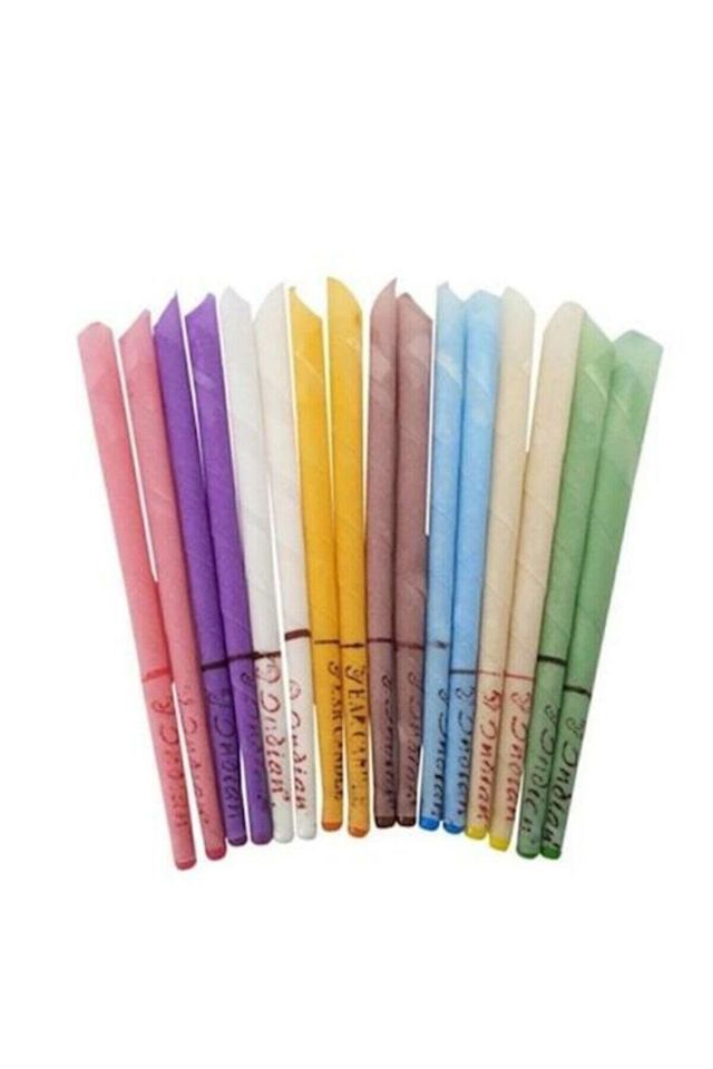 Rupen Kraft Renkli Kulak Temizleme Mumu 1 çift