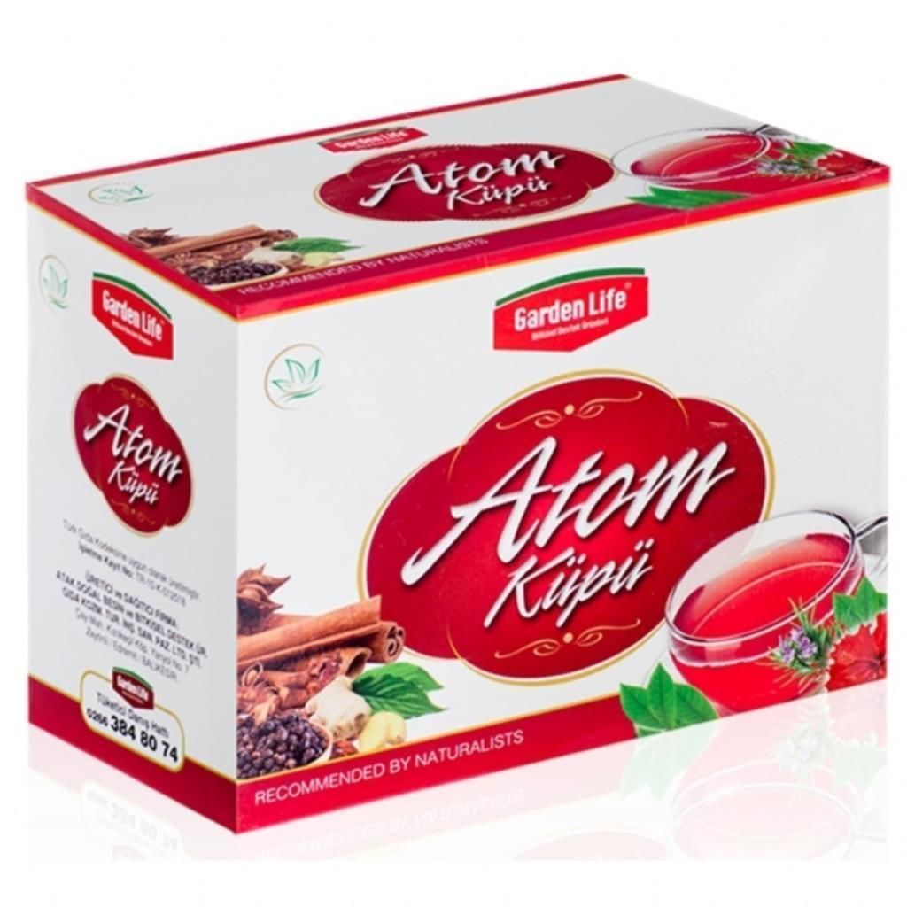 Garden Life Atom Çayı Organikdem 50 Karışık Bitki Küpü