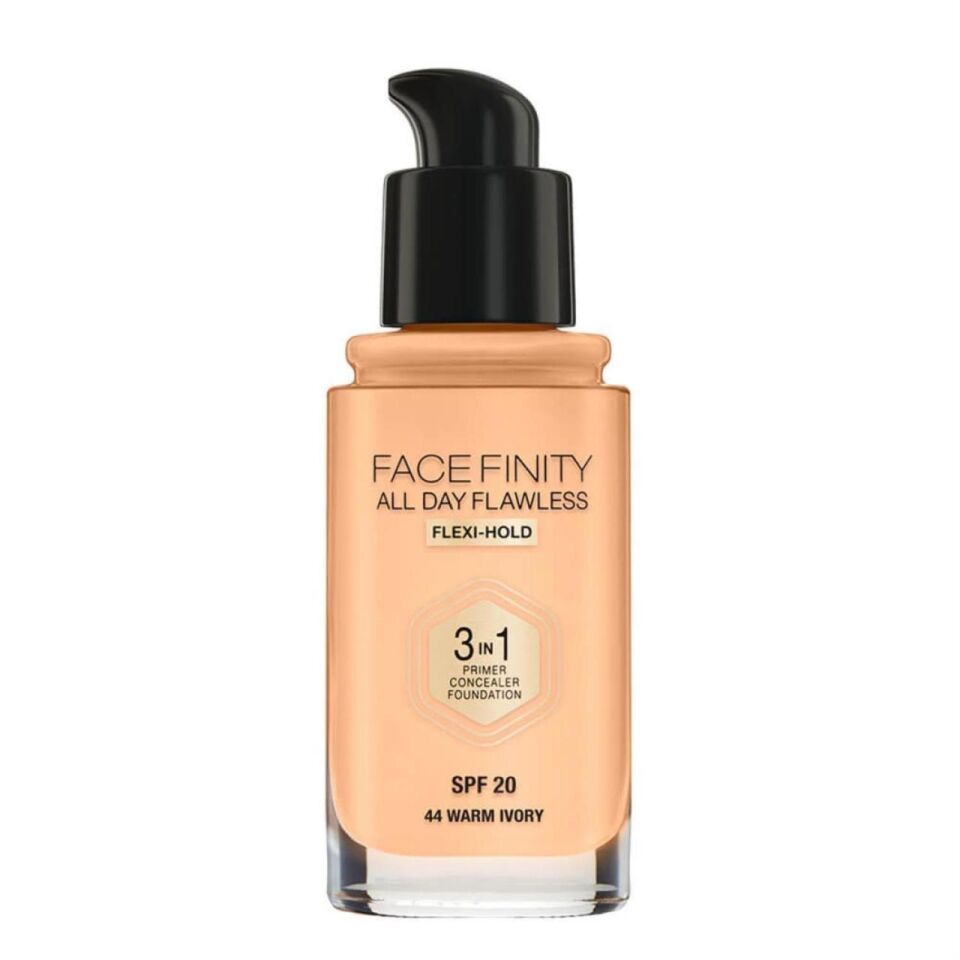 Max Factor Fondöten 44 Warm Ivory FaceFinity All Day Flawless 3N 1