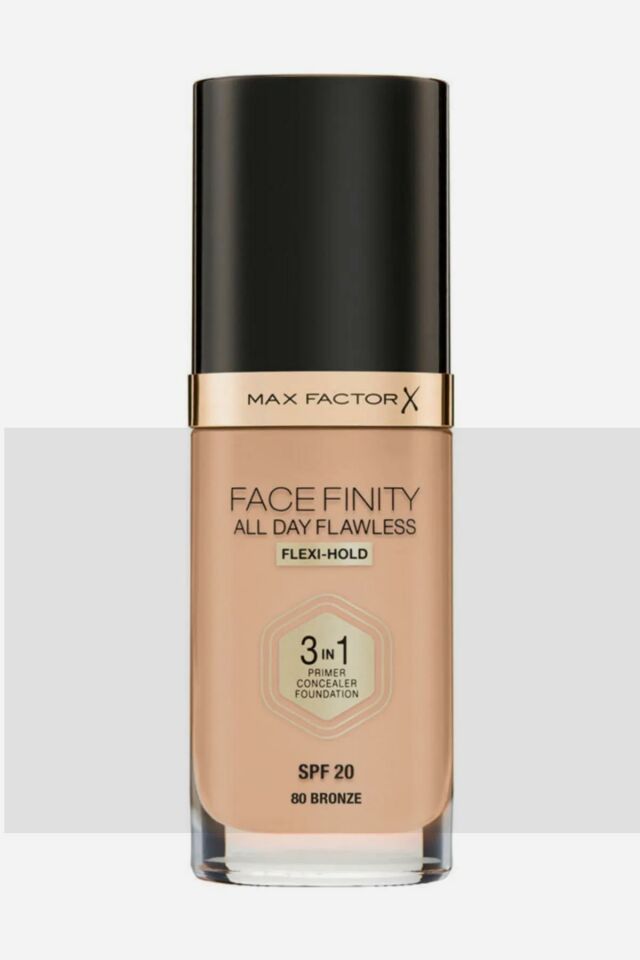 Max Factor Fondöten 80 Bronze FaceFinity All Day Flawless 3N 1
