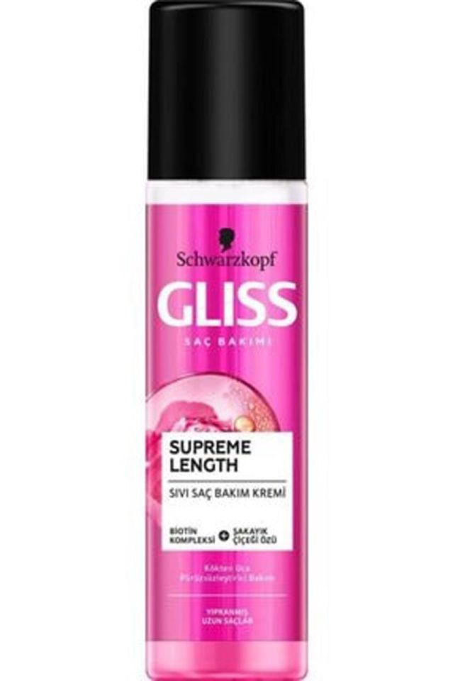 Gliss Sıvı Saç Kremi Supreme Length 200 ml Zarar Görmüş Uzun Saçlar
