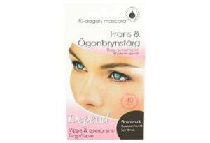 Depend 25 Gün Kalıcı Kaş Kirpik Boya Seti Kahve / Siyah