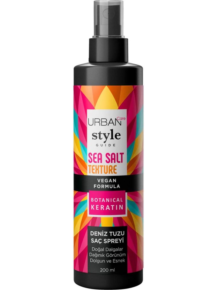 Urban Care Style Guide Deniz Tuzu Etkili Doğal Dalga Sağlayan Saç Spreyi-200 ML