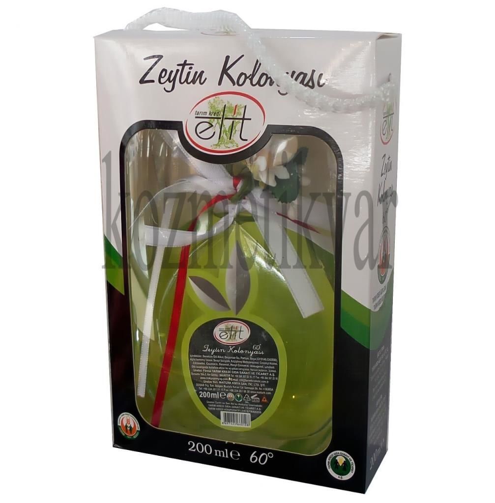 Elit Zeytin Kolonyası 200 Ml Cam Şişe Tarım Kredi