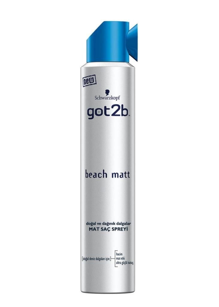 Schwarzkopf Got2b Strand Matte Mat Saç Spreyi 200ml
