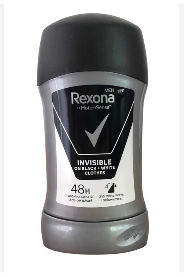 Rexona Stick Men Invisible On Black White Clothes 50 Ml