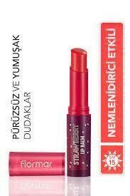 Flormar Shea ve Kakao Yağı İçeren Stik Renkli Dudak Nemlendiricisi - Lip Balm -003 STRAWBERRY-8690604555383