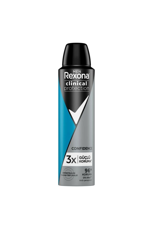 Rexona Deodorant Men Spray 150 Ml Clinical Protection 3X Güçlü Koruma