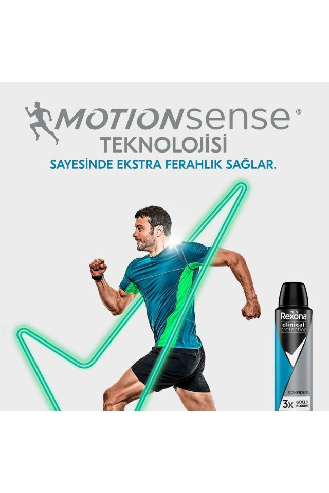 Rexona Deodorant Men Spray 150 Ml Clinical Protection 3X Güçlü Koruma