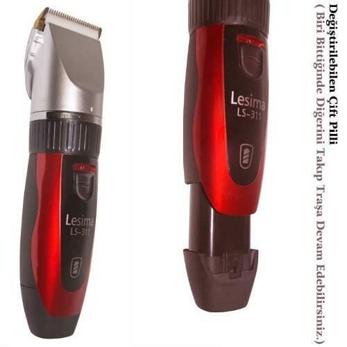 KAMAL KM-3902 Professional  Şarjlı Saç Kesme Makinesi + yedek pil