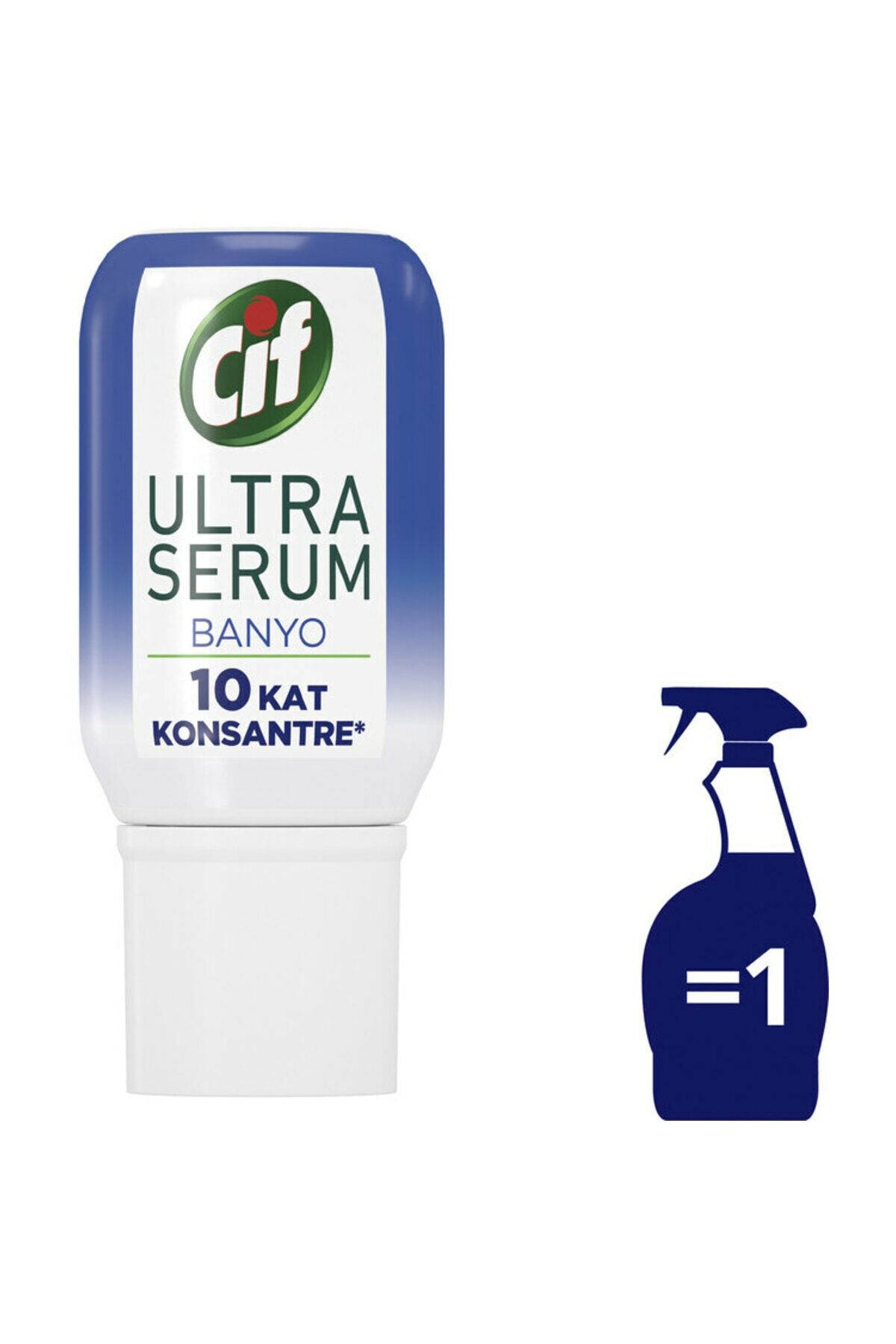 Cif Power-Shine Banyo 750 ML İçin Ultra Serum 70 Ml Banyo Kireç Çözücü Kapsül